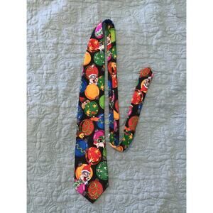 Vintage Looney Tunes Mania Christmas Tie 1993